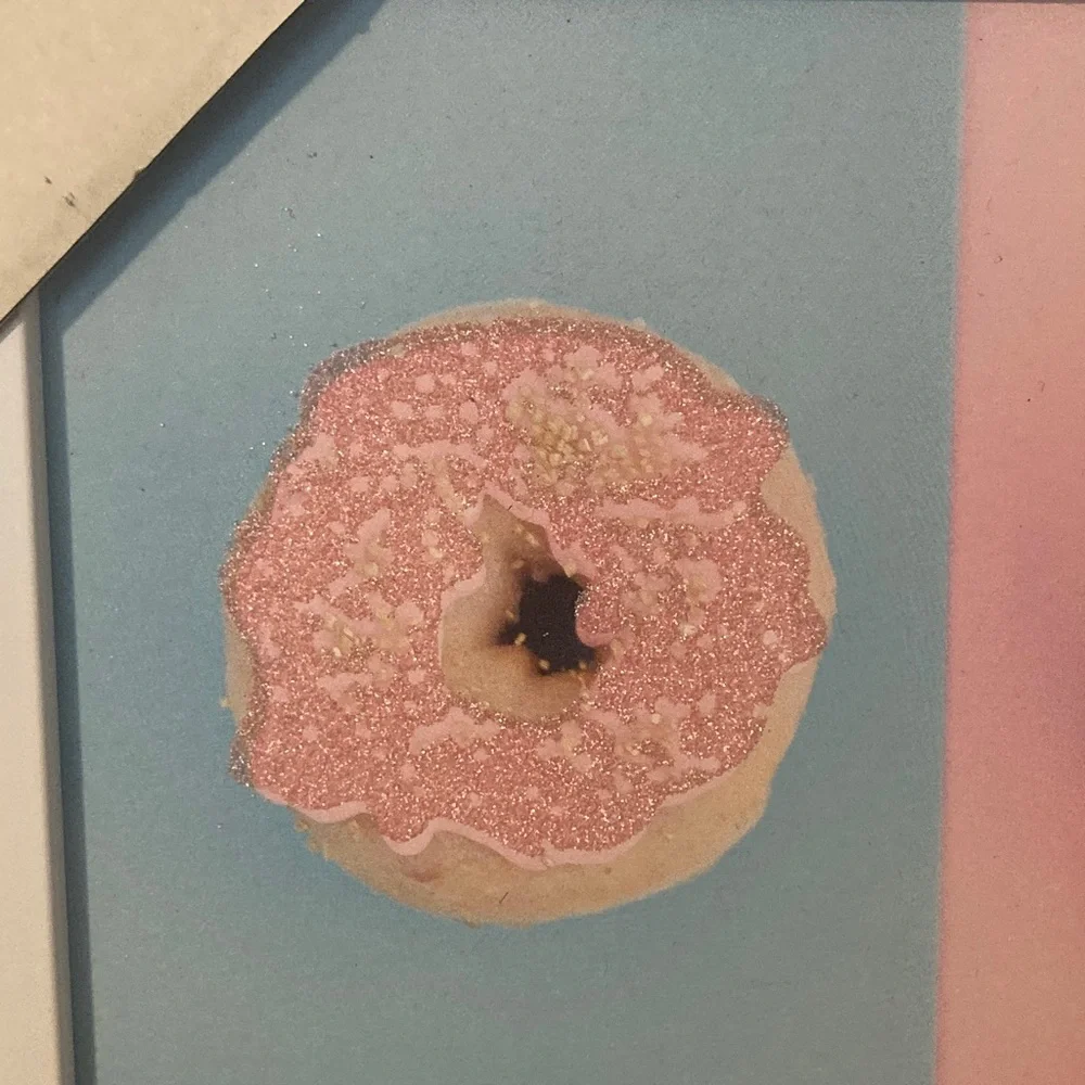 Hobby Lobby Pink and Blue Donut Wall Art